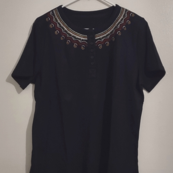 Aztec Embroidered Shirt - Picture 1 of 3